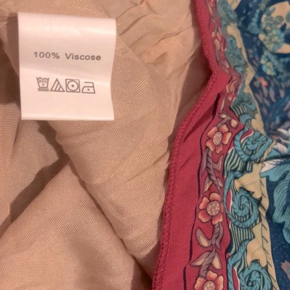 Oasis Print Strappy Midi Sundress SPELL Aesthetic
